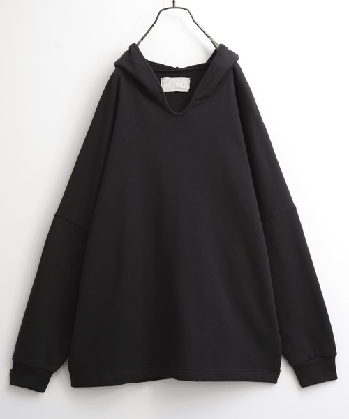 osharewalker（オシャレウォーカー）の「【廃盤】『ゆるラフ裏毛パーカー』（パーカー・レディース・ブラック/ベージュ/ネイビー/レッド/ラベンダー/ライトカーキ/ロイヤルブルー・FREE）」の13枚目の写真