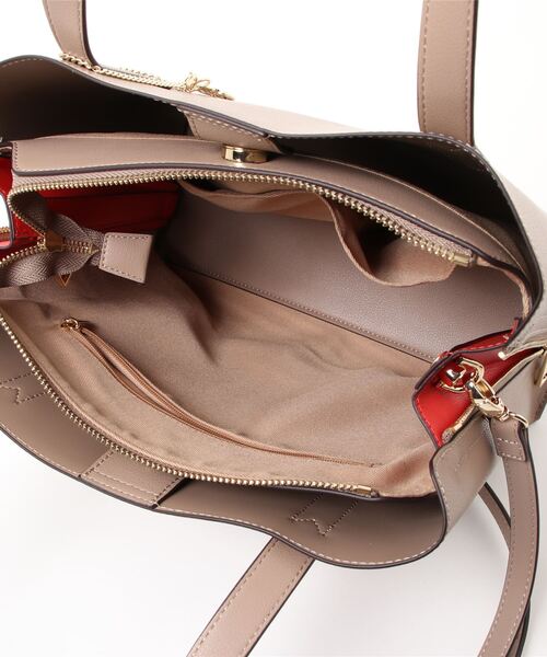 BASE（ベース）の「サイドジップ バイカラートートバッグ (M)（トートバッグ・レディース・ブラウン系その他/ライトグレー/ブラック/ダークグレー/グリーン/ピンク/アイボリー/ブラウン・FREE）」の13枚目の写真