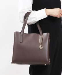 BASE（ベース）の「サイドジップ バイカラートートバッグ (M)（トートバッグ）」