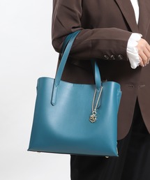 BASE（ベース）の「サイドジップ バイカラートートバッグ (M)（トートバッグ）」