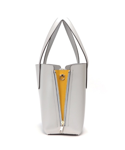 BASE（ベース）の「サイドジップ バイカラートートバッグ (M)（トートバッグ・レディース・ブラウン系その他/ライトグレー/ブラック/ダークグレー/グリーン/ピンク/アイボリー/ブラウン・FREE）」の9枚目の写真