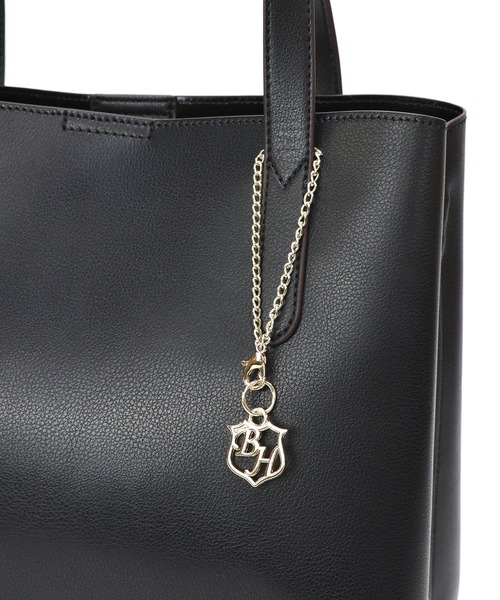 BASE（ベース）の「サイドジップ バイカラートートバッグ (M)（トートバッグ・レディース・ブラウン系その他/ライトグレー/ブラック/ダークグレー/グリーン/ピンク/アイボリー/ブラウン・FREE）」の21枚目の写真