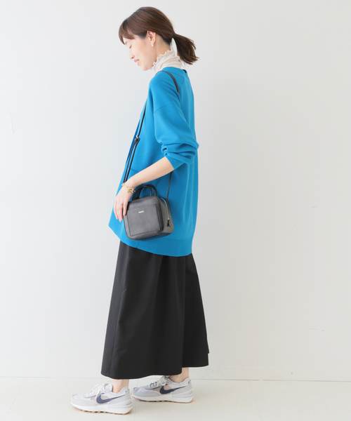 SLOBE IENA(スローブイエナ)の「ランダムタックスカート◆(スカート・レディース・グリーン/ネイビー/ブラック・38/40/36)」の18枚目の写真