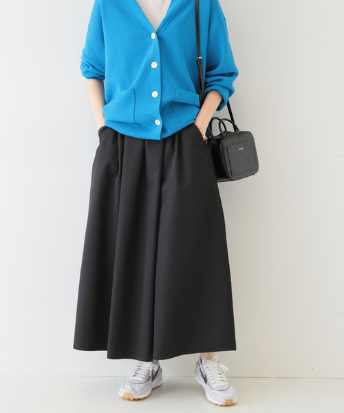 SLOBE IENA(スローブイエナ)の「ランダムタックスカート◆(スカート・レディース・グリーン/ネイビー/ブラック・38/40/36)」の20枚目の写真