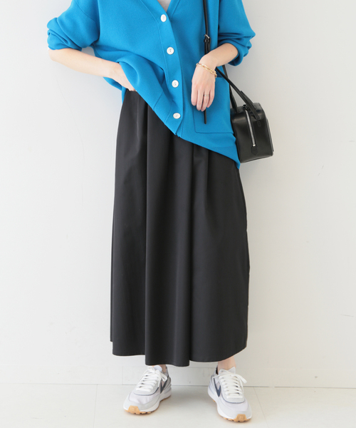 SLOBE IENA(スローブイエナ)の「ランダムタックスカート◆(スカート・レディース・グリーン/ネイビー/ブラック・38/40/36)」の21枚目の写真