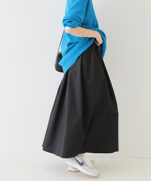 SLOBE IENA(スローブイエナ)の「ランダムタックスカート◆(スカート・レディース・グリーン/ネイビー/ブラック・38/40/36)」の22枚目の写真