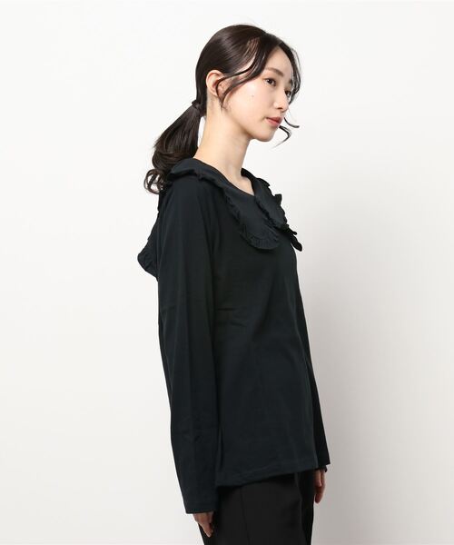 RODEO CROWNS WIDE BOWL(ロデオクラウンズワイドボウル)の「ビッグカラートップス(Tシャツ/カットソー・レディース・ホワイト/ブラック/ブルー系その他・FREE)」の4枚目の写真