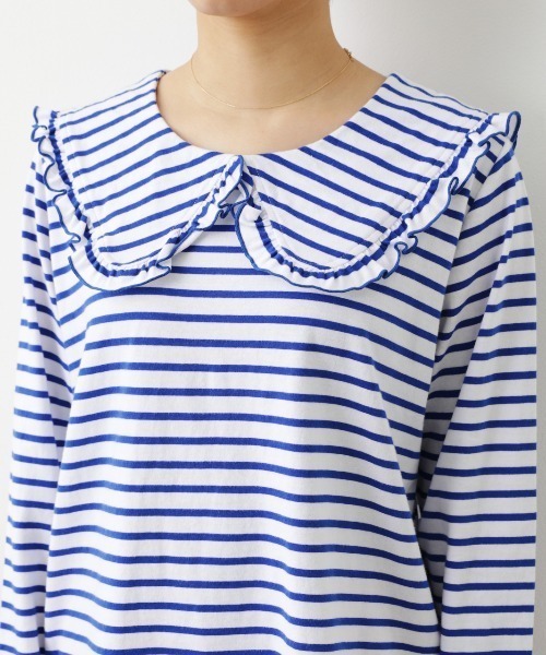 RODEO CROWNS WIDE BOWL(ロデオクラウンズワイドボウル)の「ビッグカラートップス(Tシャツ/カットソー・レディース・ホワイト/ブラック/ブルー系その他・FREE)」の12枚目の写真