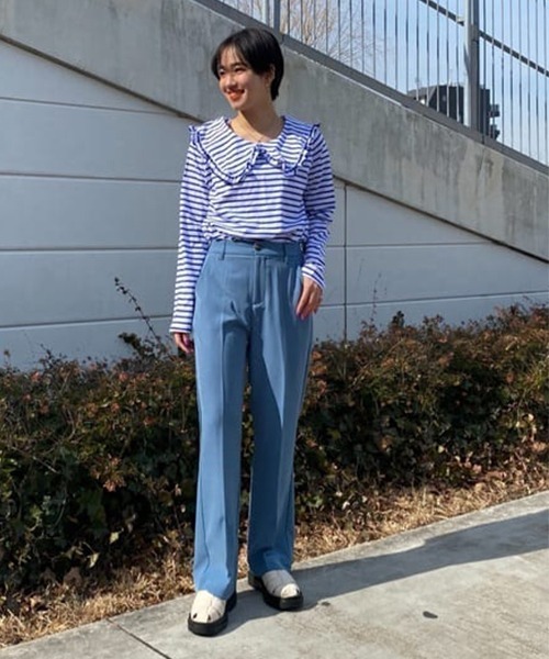 RODEO CROWNS WIDE BOWL(ロデオクラウンズワイドボウル)の「ビッグカラートップス(Tシャツ/カットソー・レディース・ホワイト/ブラック/ブルー系その他・FREE)」の19枚目の写真