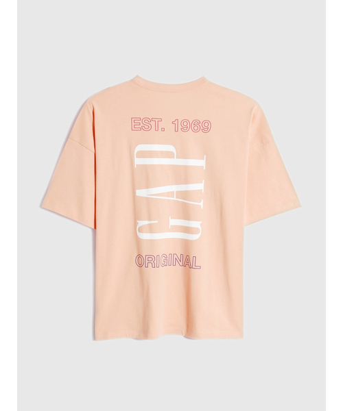 GAP（ギャップ）の「ソフトジャージー Gapロゴtシャツ (ユニセックス)（Tシャツ/カットソー・メンズ・ホワイト/ネイビー/パープル系その他/オレンジ系その他・S/M/L/XL/XS/XXS）」の4枚目の写真