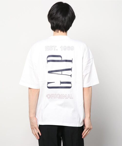 GAP（ギャップ）の「ソフトジャージー Gapロゴtシャツ (ユニセックス)（Tシャツ/カットソー・メンズ・ホワイト/ネイビー/パープル系その他/オレンジ系その他・S/M/L/XL/XS/XXS）」の8枚目の写真