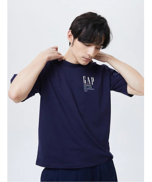 GAP（ギャップ）の「ソフトジャージー Gapロゴtシャツ (ユニセックス)（Tシャツ/カットソー・メンズ・ホワイト/ネイビー/パープル系その他/オレンジ系その他・S/M/L/XL/XS/XXS）」の18枚目の写真