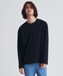 city（シティ）の「LOOSE LONG SLEEVE TEE/ADDICTEE/オーバーサイズロングTシャツ（Tシャツ/カットソー）」