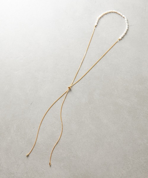 Chico（チコ）の「2wayパールドロップチョーカー（チョーカー・レディース・シルバー/ゴールド・FREE）」の4枚目の写真