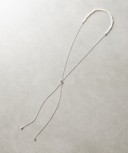 Chico（チコ）の「2wayパールドロップチョーカー（チョーカー・レディース・シルバー/ゴールド・FREE）」の3枚目の写真