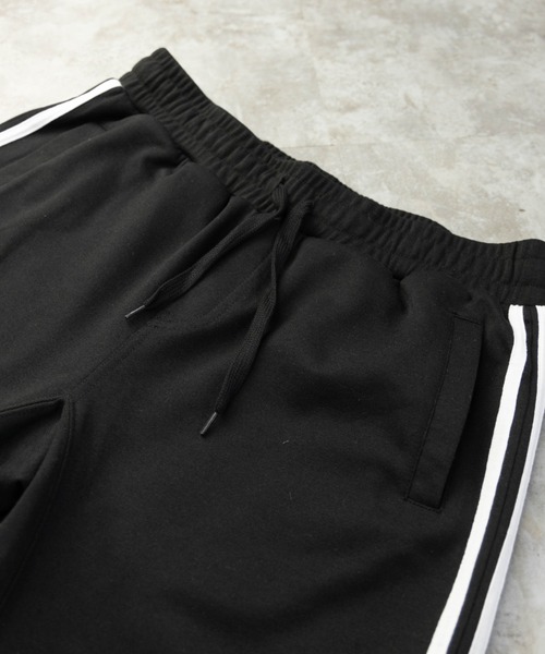 SKKONE(スコーネ)の「T/Cポンチ サイドライン スウェットジョガーパンツ(スウェットパンツ・メンズ・杢グレー/その他1/ブラック・M/L/S/LL)」の13枚目の写真