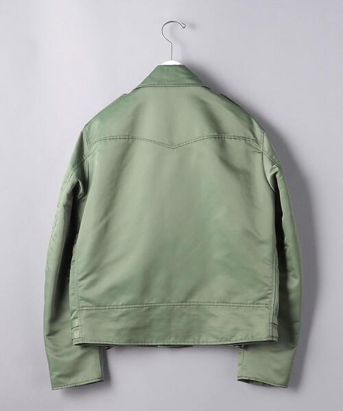 Scye(サイ)の「<SCYE(サイ)> バイカー ジャケット(ライダースジャケット・メンズ・オリーブ・38/40/36)」の2枚目の写真