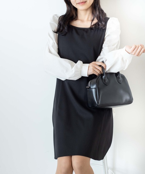 セール Wego バックリボンパフスリーブワンピ ワンピース Wego ウィゴー のファッション通販 Zozotown