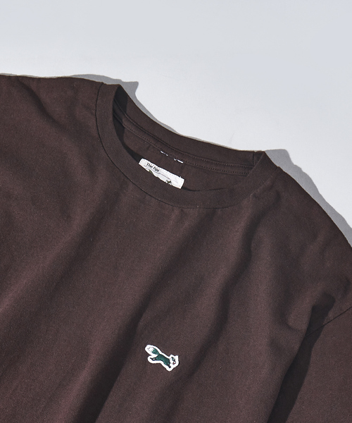 PENNEYS(ぺニーズ)の「【PENNEY'S】ペニーズ キツネ/ペニーズ フォックス/THE FOX ワンポイント ワッペン Tシャツ(Tシャツ/カットソー・メンズ・ホワイト/ベージュ/ダークグリーン/ネイビー/ブラック/ダークブラウン/パープル/グレー/ホワイト系その他/その他2/その他1・M/L)」の6枚目の写真
