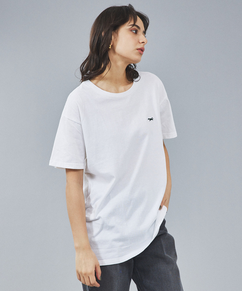 PENNEYS(ぺニーズ)の「【PENNEY'S】ペニーズ キツネ/ペニーズ フォックス/THE FOX ワンポイント ワッペン Tシャツ(Tシャツ/カットソー・メンズ・ホワイト/ベージュ/ダークグリーン/ネイビー/ブラック/ダークブラウン/パープル/グレー/ホワイト系その他/その他2/その他1・M/L)」の16枚目の写真
