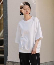 Munich | コットンライトインレーワイドTシャツ(Tシャツ/カットソー)