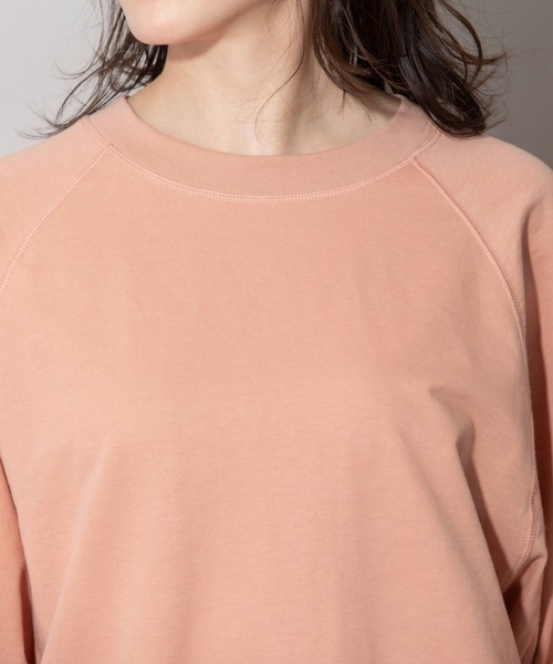 Munich（ミューニック）の「コットンライトインレーワイドTシャツ（Tシャツ/カットソー・レディース・ホワイト/ブラック/カーキ/ピンク/イエロー・FREE）」の15枚目の写真