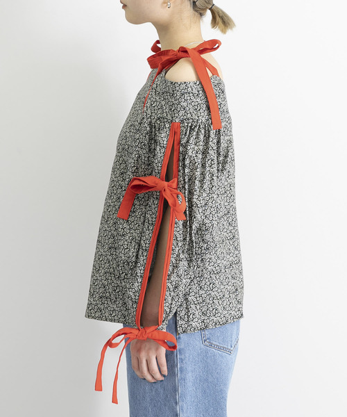 シャツ/ブラウス(長袖/七分) FUMIE=TANAKA / through print hight neck 2025年最新】FUMIE TANAKA レディース 長袖 Tシャツ・カットソー