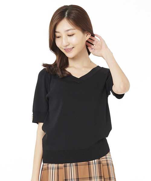 ブランド古着 半袖ニット ニット セーター Pattern Fiona パターンフィオナ のファッション通販 Zozoused