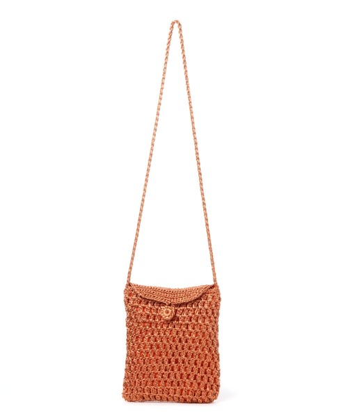 niko and...(ニコアンド)の「オリジナルメタリックメッシュショルダーバッグ(ショルダーバッグ・レディース・ブラウン/グレー/オレンジ/グリーン・0)」の5枚目の写真