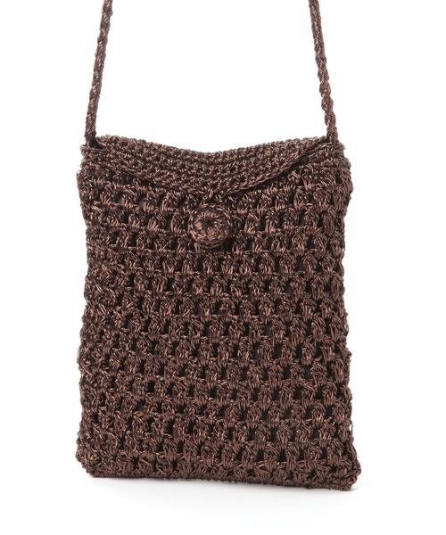 niko and...(ニコアンド)の「オリジナルメタリックメッシュショルダーバッグ(ショルダーバッグ・レディース・ブラウン/グレー/オレンジ/グリーン・0)」の7枚目の写真