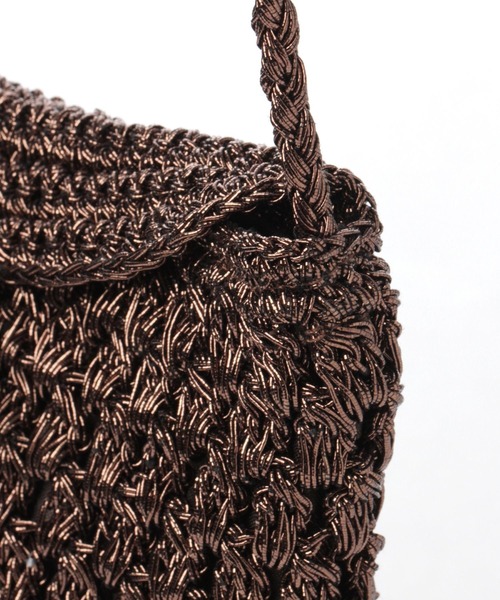 niko and...(ニコアンド)の「オリジナルメタリックメッシュショルダーバッグ(ショルダーバッグ・レディース・ブラウン/グレー/オレンジ/グリーン・0)」の11枚目の写真