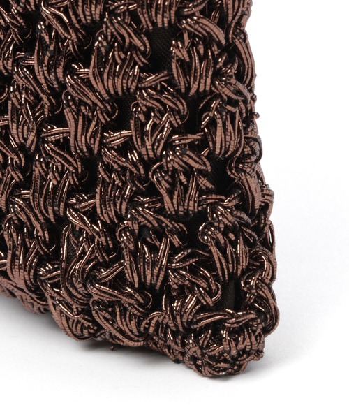 niko and...(ニコアンド)の「オリジナルメタリックメッシュショルダーバッグ(ショルダーバッグ・レディース・ブラウン/グレー/オレンジ/グリーン・0)」の12枚目の写真