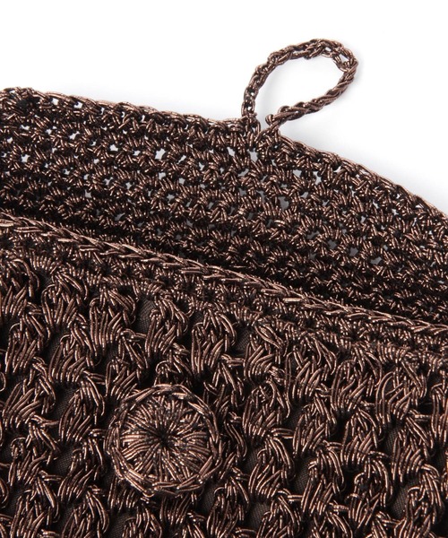 niko and...(ニコアンド)の「オリジナルメタリックメッシュショルダーバッグ(ショルダーバッグ・レディース・ブラウン/グレー/オレンジ/グリーン・0)」の13枚目の写真