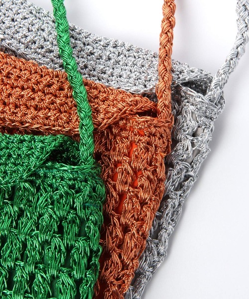 niko and...(ニコアンド)の「オリジナルメタリックメッシュショルダーバッグ(ショルダーバッグ・レディース・ブラウン/グレー/オレンジ/グリーン・0)」の17枚目の写真