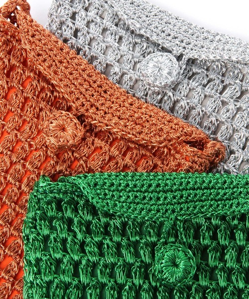 niko and...(ニコアンド)の「オリジナルメタリックメッシュショルダーバッグ(ショルダーバッグ・レディース・ブラウン/グレー/オレンジ/グリーン・0)」の18枚目の写真