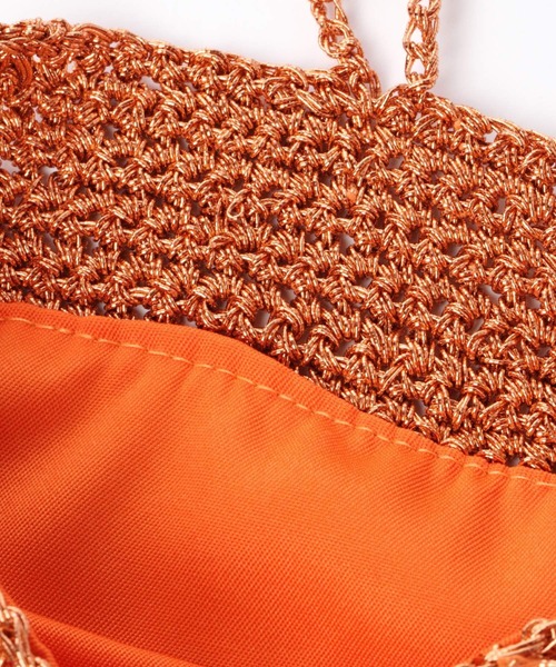 niko and...(ニコアンド)の「オリジナルメタリックメッシュショルダーバッグ(ショルダーバッグ・レディース・ブラウン/グレー/オレンジ/グリーン・0)」の20枚目の写真