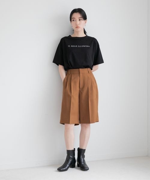 LOWRYS FARM（ローリーズファーム）の「シシュウロゴTシャツ 275246（Tシャツ/カットソー・レディース・ホワイト/ホワイト系その他/ブラック/ブルー・FREE）」の13枚目の写真