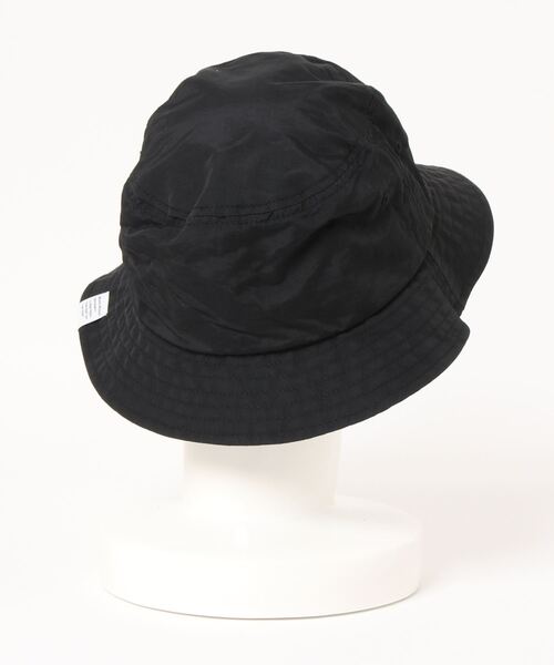 GIORDANO（ジョルダーノ）の「[ GIORDANO ] ワールドロゴ ナイロンバケットハット(ユニセックス)（ハット・レディース・ブラック・FREE）」の2枚目の写真
