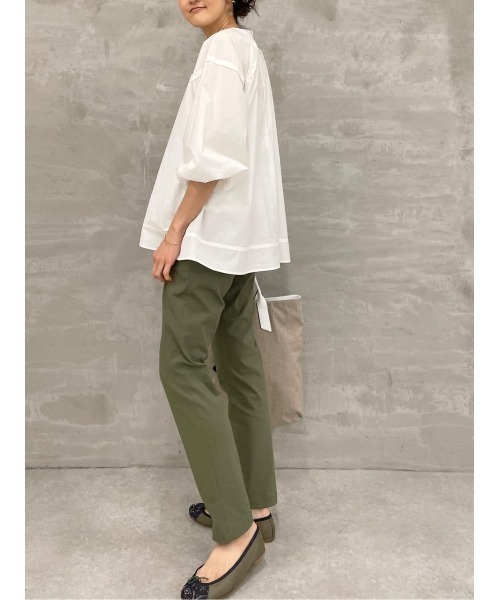 BEARDSLEY（ビアズリー）の「肩タックラグランブラウス（シャツ/ブラウス・レディース・ホワイト・FREE）」の13枚目の写真