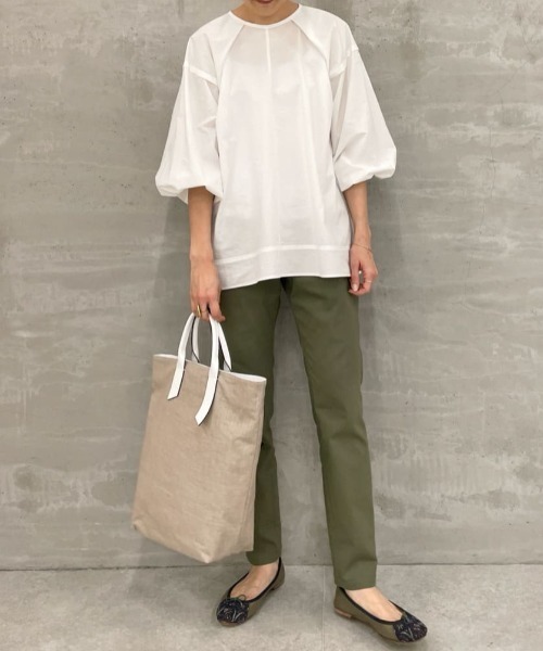 BEARDSLEY（ビアズリー）の「肩タックラグランブラウス（シャツ/ブラウス・レディース・ホワイト・FREE）」の12枚目の写真