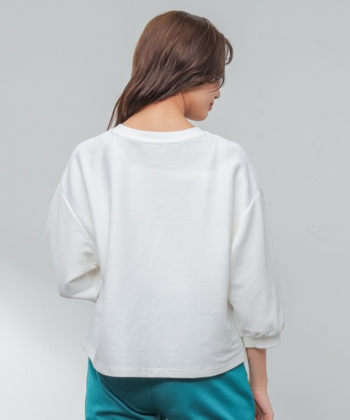 Honeys（ハニーズ）の「スナップ釦カーデ（カーディガン/ボレロ・レディース・ホワイト/ブラック/グリーン/杢グレー/オレンジ系その他・S/M/L）」の9枚目の写真