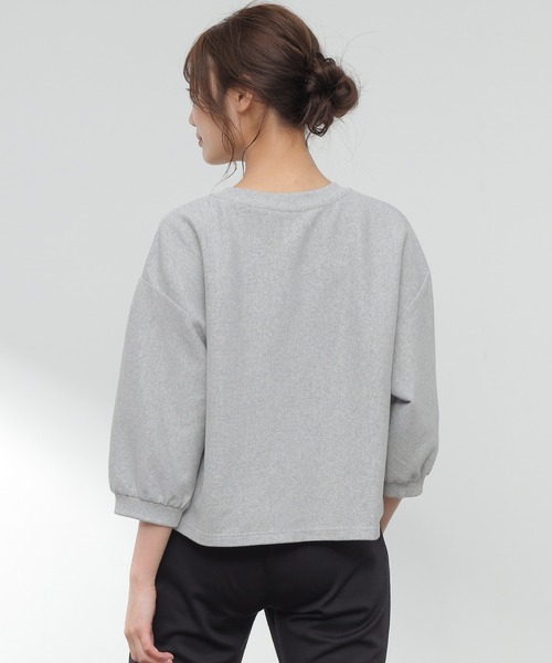 Honeys（ハニーズ）の「スナップ釦カーデ（カーディガン/ボレロ・レディース・ホワイト/ブラック/グリーン/杢グレー/オレンジ系その他・S/M/L）」の21枚目の写真