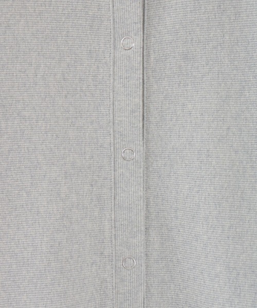 Honeys（ハニーズ）の「スナップ釦カーデ（カーディガン/ボレロ・レディース・ホワイト/ブラック/グリーン/杢グレー/オレンジ系その他・S/M/L）」の22枚目の写真