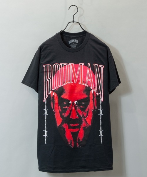 JACKROSE(ジャックローズ)の「RODMAN-BARBWIRE PINK TEE(Tシャツ/カットソー・メンズ・ホワイト/ブラック・L/XL)」の2枚目の写真