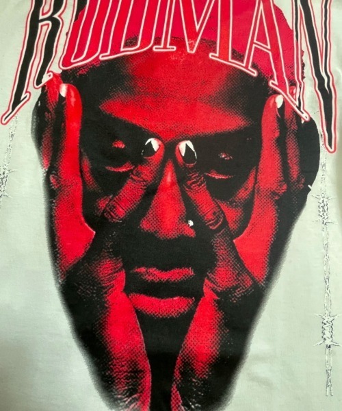 JACKROSE(ジャックローズ)の「RODMAN-BARBWIRE PINK TEE(Tシャツ/カットソー・メンズ・ホワイト/ブラック・L/XL)」の5枚目の写真