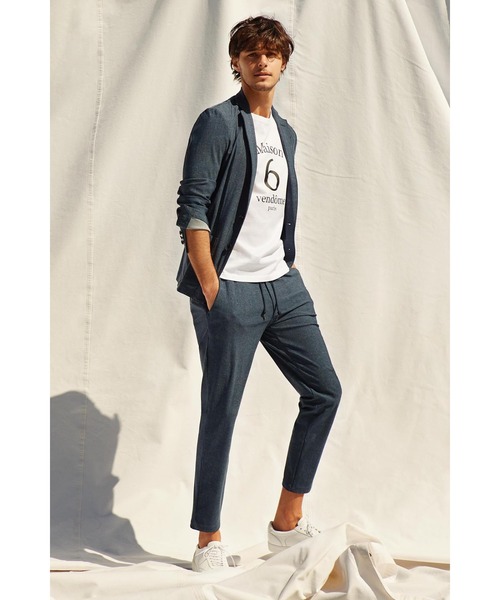 HIGH STREET（ハイストリート）の「HIGH STREET∴パンチングコンビレザースニーカー（スニーカー・メンズ・ベージュ・S/M/L）」の8枚目の写真