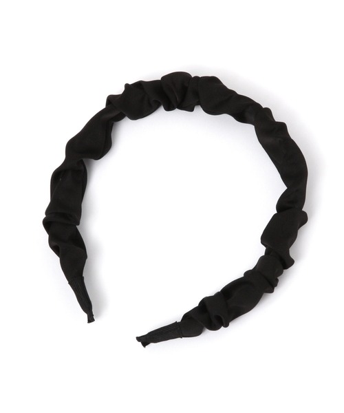 LAKOLE（ラコレ）の「サテンギャザーカチューシャ / 269856（カチューシャ・レディース・ベージュ/グリーン/ブラック・FREE）」の4枚目の写真