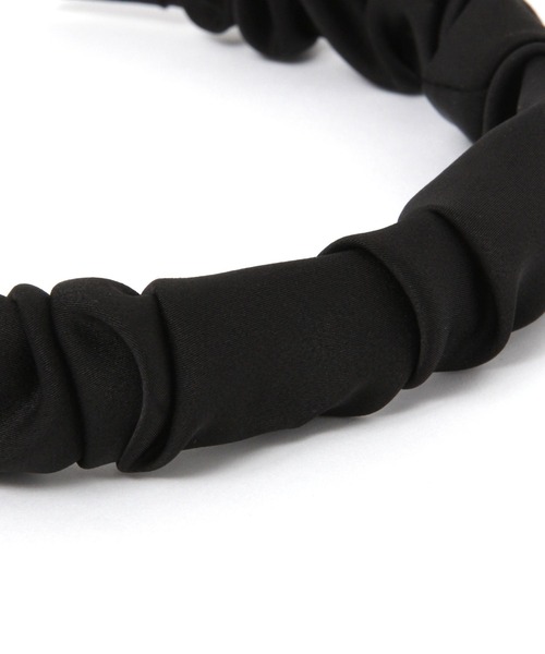 LAKOLE（ラコレ）の「サテンギャザーカチューシャ / 269856（カチューシャ・レディース・ベージュ/グリーン/ブラック・FREE）」の5枚目の写真