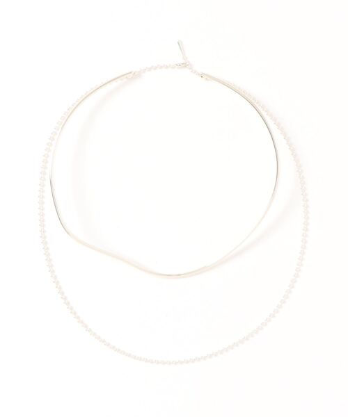 tone（トーン）の「【aussi/オッスィー】マルチway  ウェーブ　メタル　チョーカー（ニッケルフリー）（チョーカー・レディース・シルバー/ゴールド/シルバー×ゴールド・FREE）」の15枚目の写真