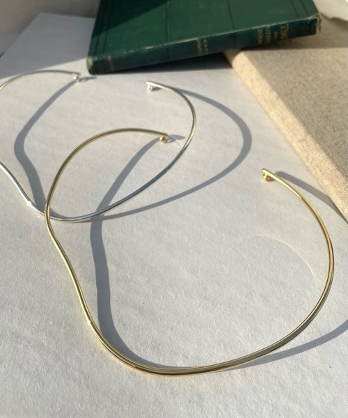 tone（トーン）の「【aussi/オッスィー】マルチway  ウェーブ　メタル　チョーカー（ニッケルフリー）（チョーカー・レディース・シルバー/ゴールド/シルバー×ゴールド・FREE）」の7枚目の写真